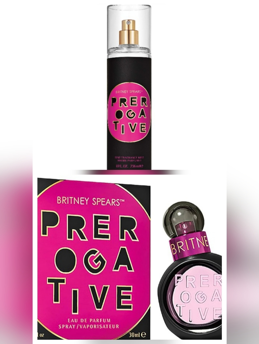 Britney Spears "Prerogative" fragrance set